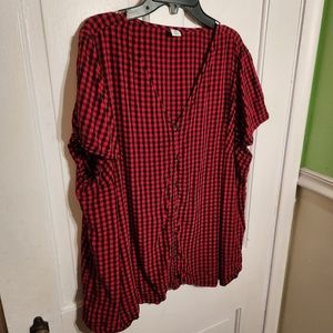 Old Navy Buffalo Plaid Button Down Size 2x
